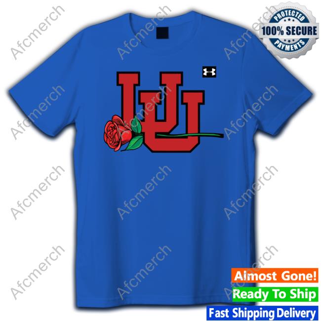 Interlocking Utah Utes Football Rose TankTop
