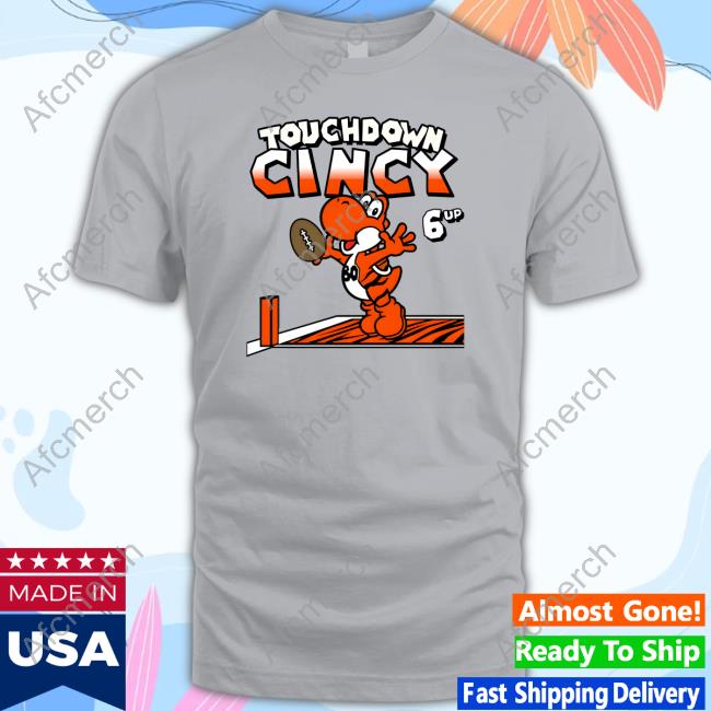 Cincy Shirts Shop Touchdown Cincy 6 Up #80 Sweatshirt