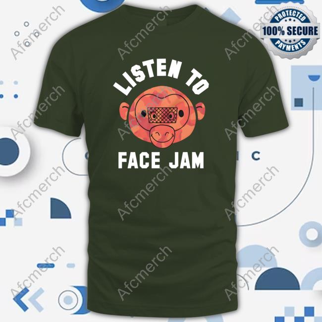 Face Jam Sauce Monkey Ketchup Camo Tee Shirt