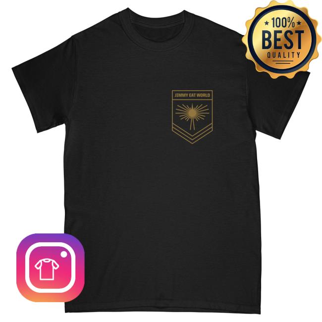 Official Jimmy Eat World Merch Rising Sun 2021 Tshirt (Black)