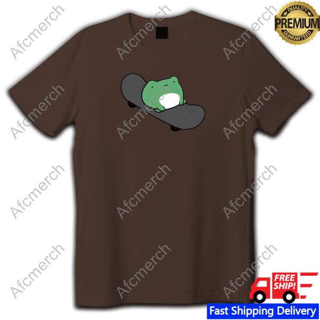Official Skateboard Frog Long Sleeve Tee Shirt Michelle Of The Otter Skateboard Frog Shirt Michellexotters Hooded Sweatshirt