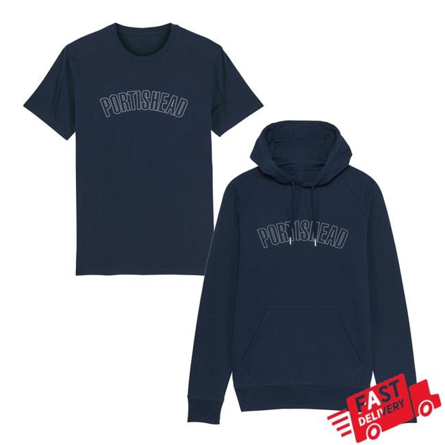 Portishead Official Merch Shop Portishead Outline Logo 2024 Hoodie