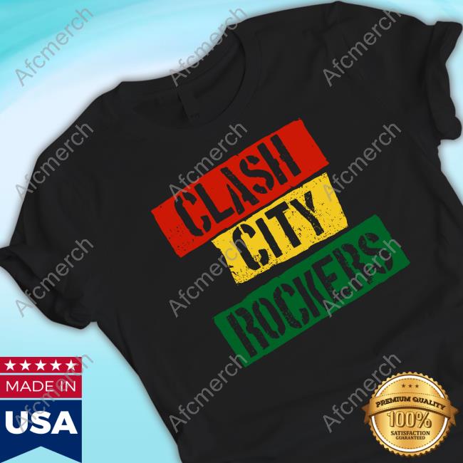 The Clash Clash City Rockers Logo Hooded