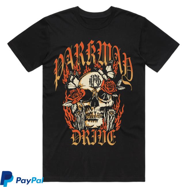 Parkwaydrivemerch Parkway Drive Merch Skull Roses Crewneck Sweatshirt