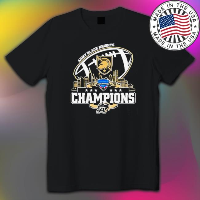 Official Army Black Knights Logo Dukes Bowl City 2022 Champions Shirts