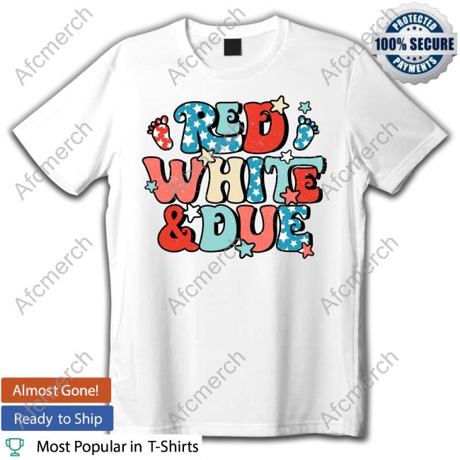 Red White And Due Long Sleeve T-Shirt