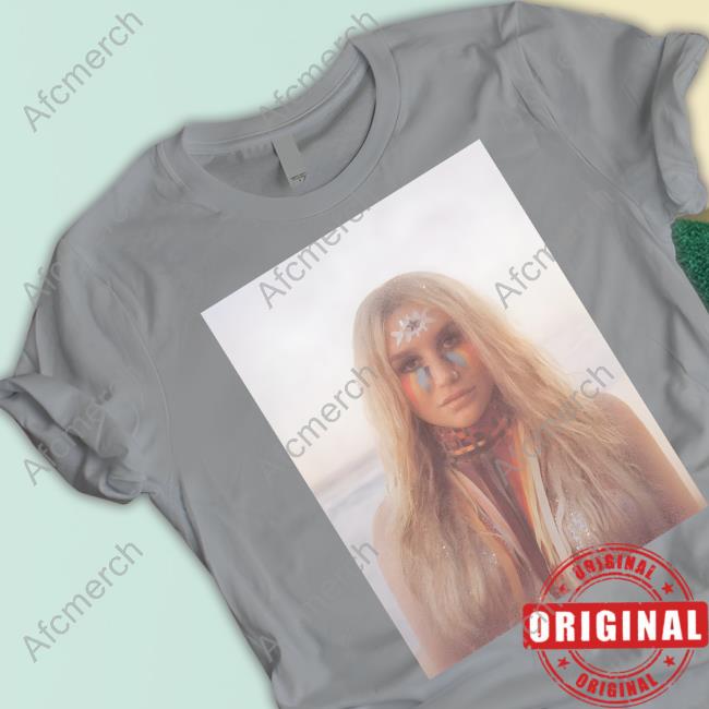 Official Kesha Merch Rainbow Portrait Shirt