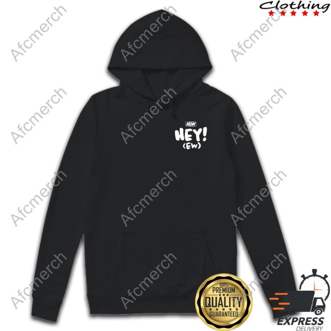 All Elite Wrestling RJ City Hey Ew Front Left Chest AEW Shop T-Shirt