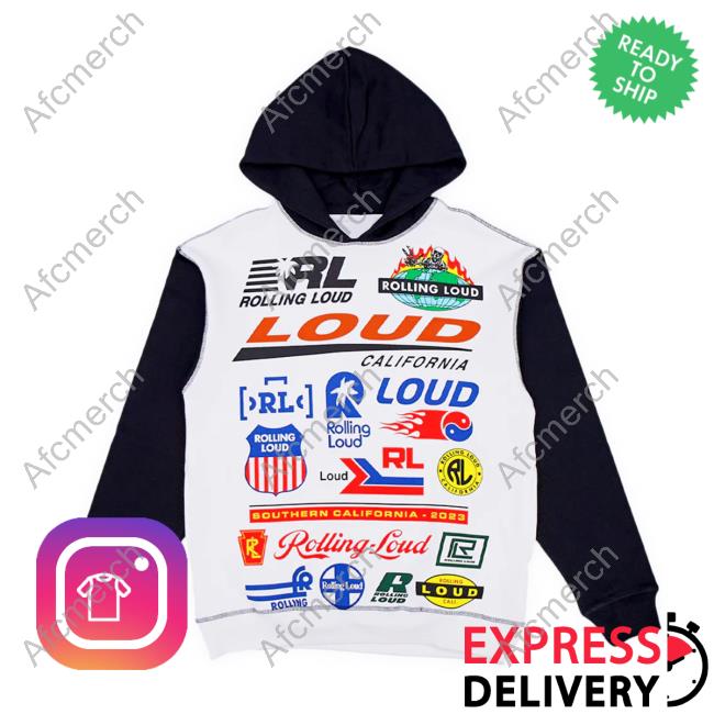 Official Rolling Loud Shop Merch Railway Hoody Cali 23 Shoprollingloud