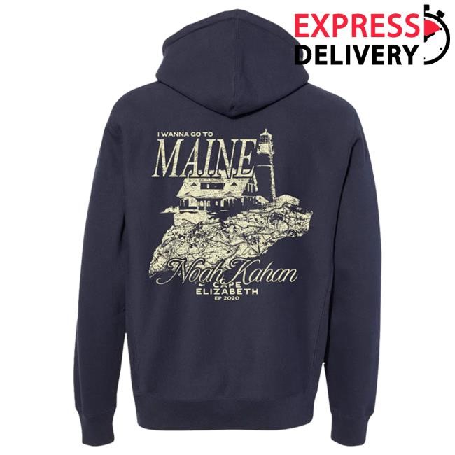 Official Noah Kahan Merch Store Cape Elizabeth Hood