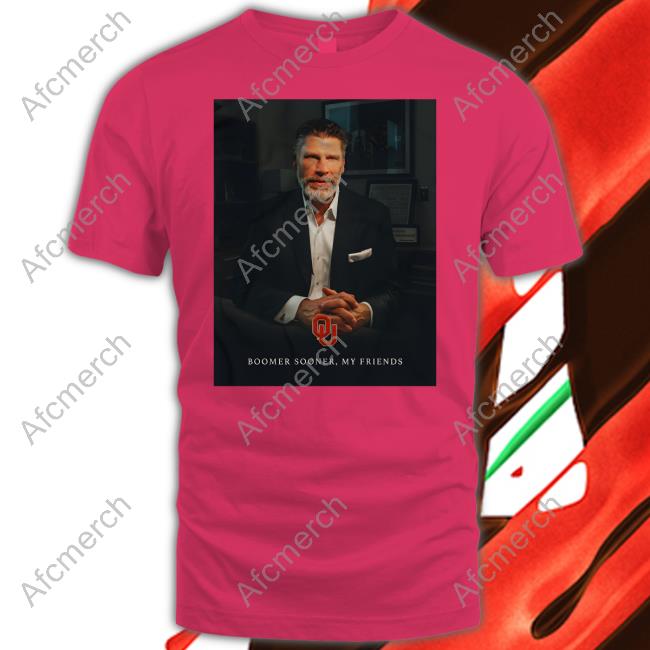 Boomer Sooner My Friends V Neck T Shirt Porter Moser