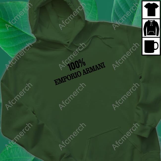 Official Cj Hayward 100% Emporio Armani Shirts Official Cj Hayward 100% Emporio Armani Long Sleeve Tee