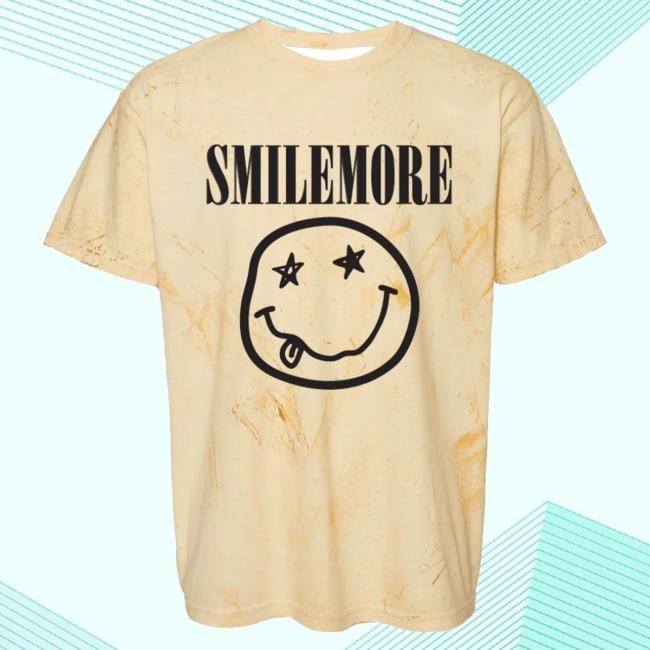 Bunker Branding Smile More Merch Roman Atwood Smells Like Smile More Tee