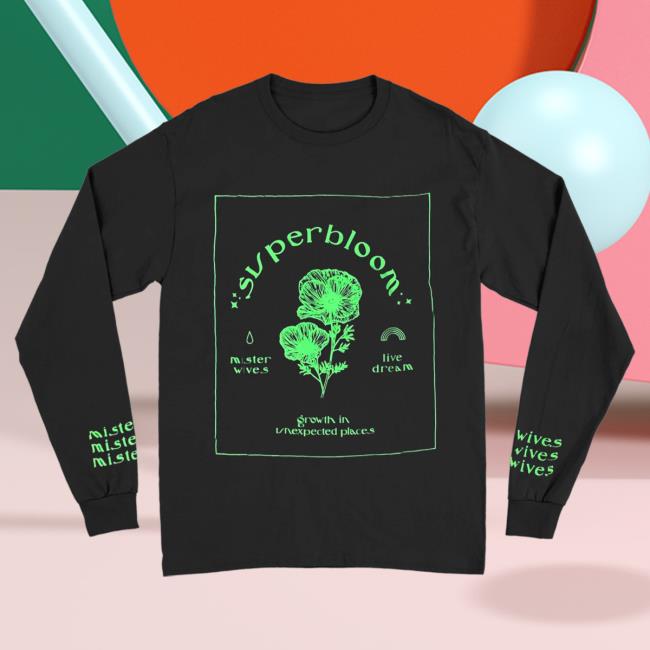 Official MisterWives Merch Store MisterWives Live Dream Box Long Sleeve Tee Shirt