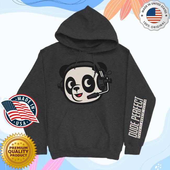 Official Dude Perfect John Panda Headset Sweatshirt