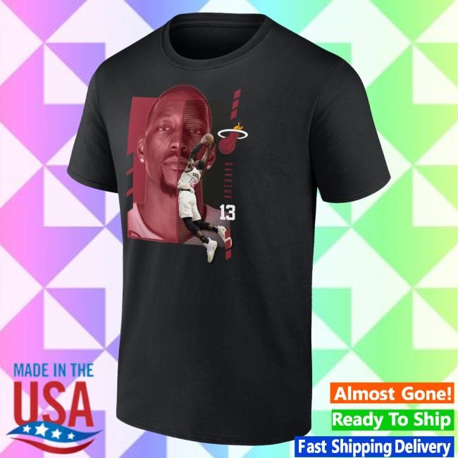 NBA Basketball Bam Adebayo Miami Heat Minimal Logo Shirt