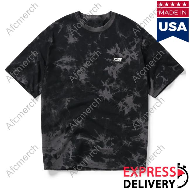 Official Sidemen Clothing Sdmn Tie Dye Black/Grey Tshirt Sidemenclothing