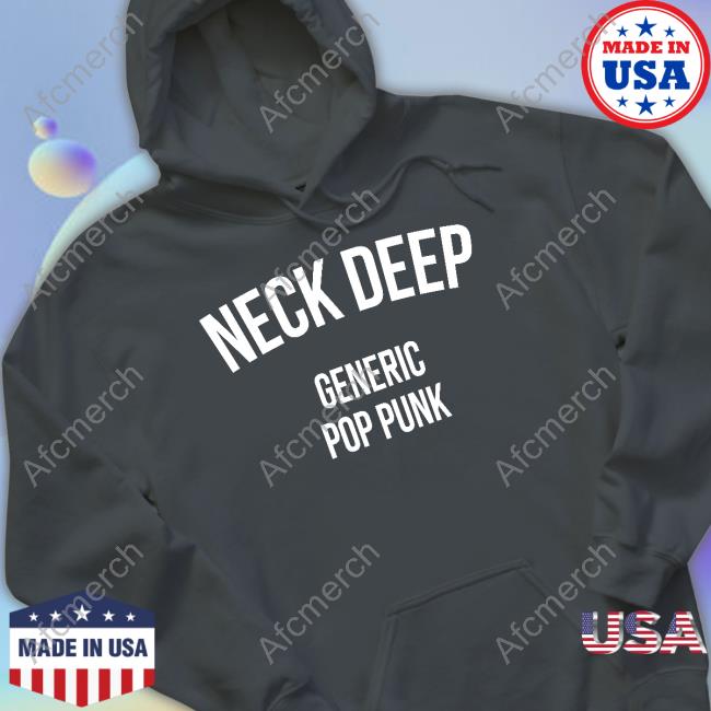 Neckdeepuk Merch Neck Deep Generic Pop Punk Black Hoodie
