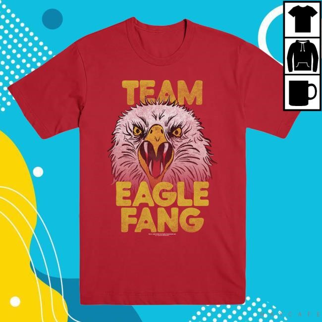 Official Cobra Kai Merch Team Eagle Fang Unisex Red Tee