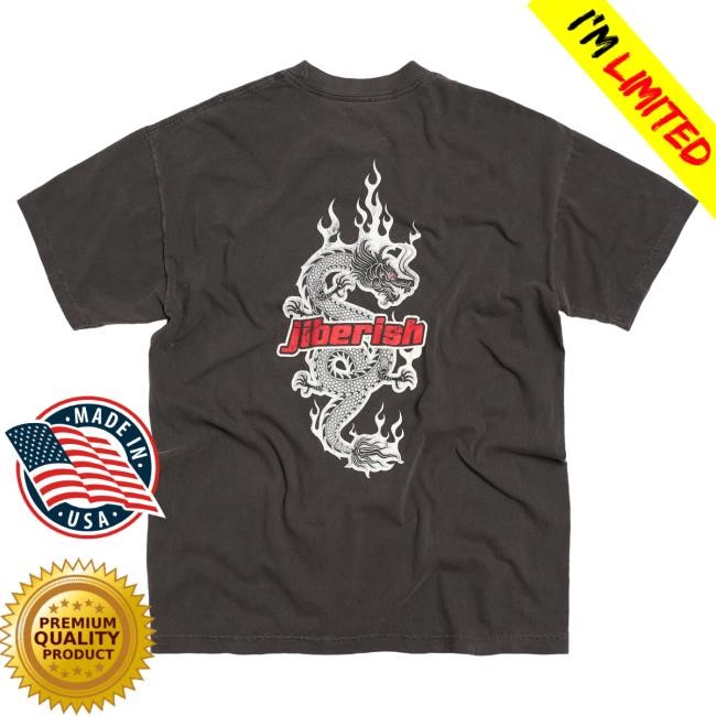 Official Jiberish Clothing Merch Draco Tee Black
