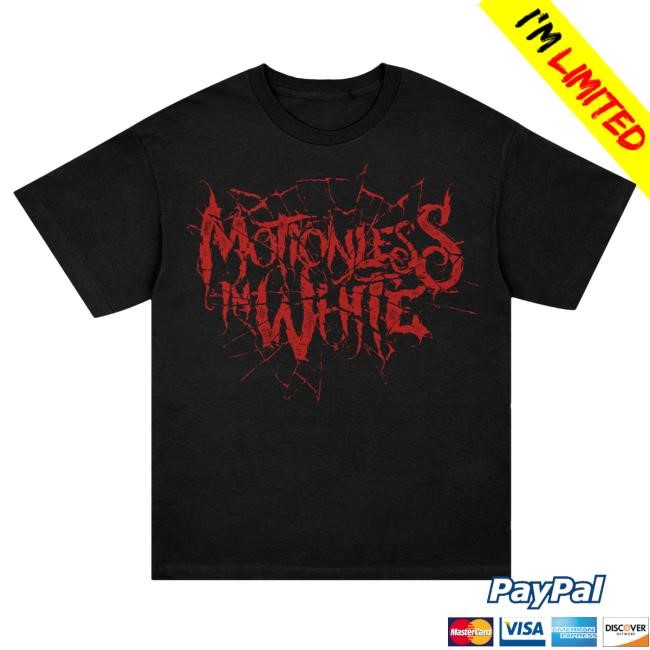Official Motionless In White Merch Store I’ll See You In Hell T Shirt (Black)
