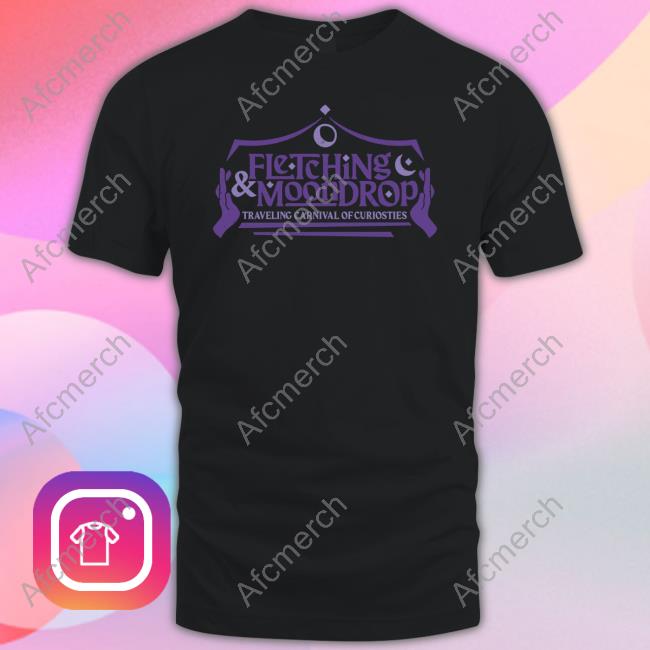 Official Critical Role Merch Fletching & Moondrop Traveling Carnival Of Curiosties T-Shirt