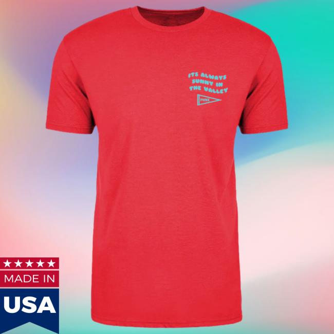 ALWAYS SUNNY VALLEY Red Shirt 2024