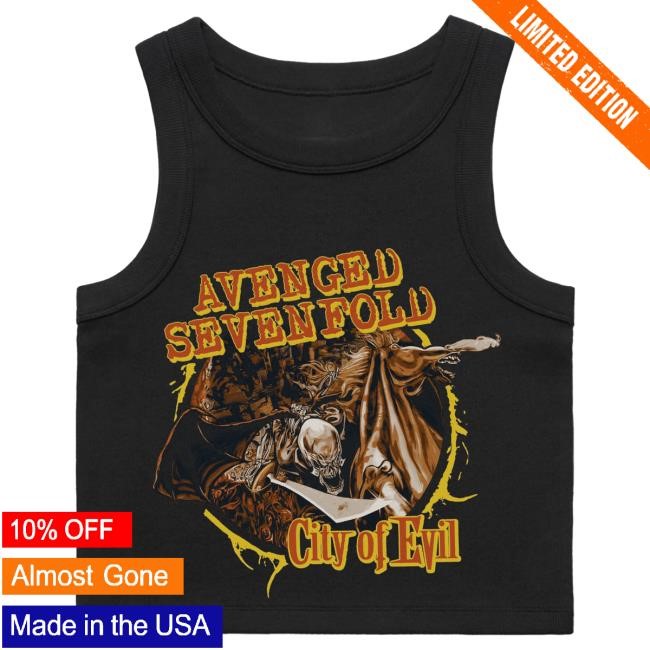 Official Avenged Sevenfold City of Evil - Women's Tank Top (COE 20th Anniversary) Top Shirt A7X World