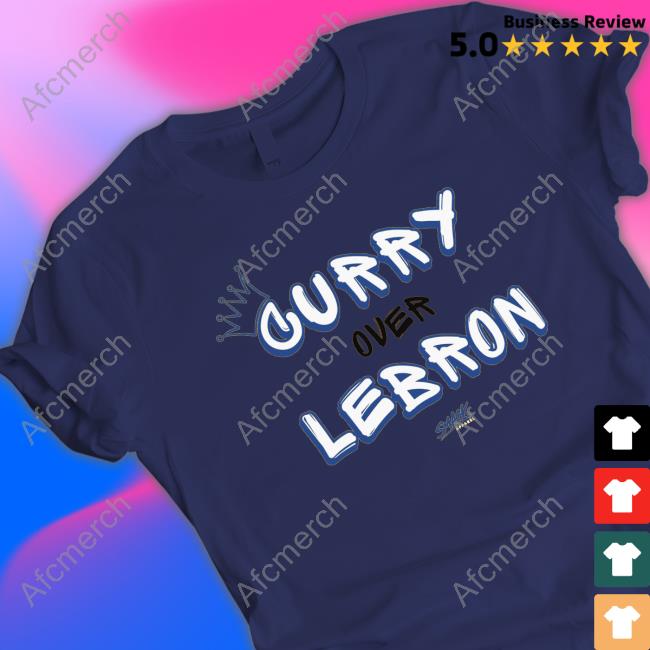 Official Curry Over Lebron Golden State Basketball Smack Long Sleeve Tee