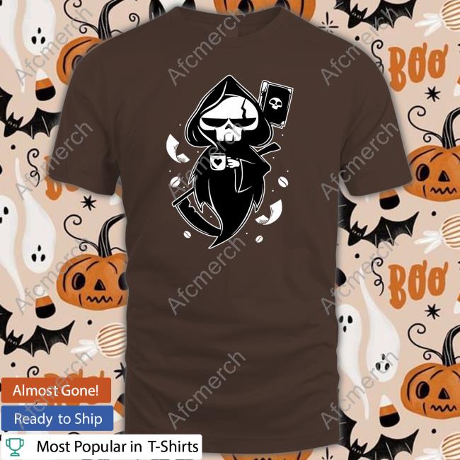 Shark Robot Paperwork And Coffee T-Shirt