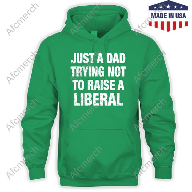 Printed Kicks Merch Zeek Arkham Just A Dad Trying Not To Raise A Liberal T-Shirt