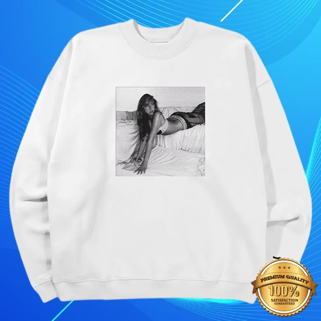 Official Tate Mcrae Merch Store T8 Baby Don't Get Greedy Sweaters White TateMcrae Clothing Shop