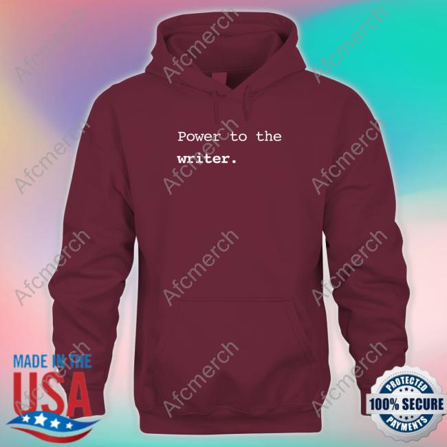 Power To The Writer T-Shirt