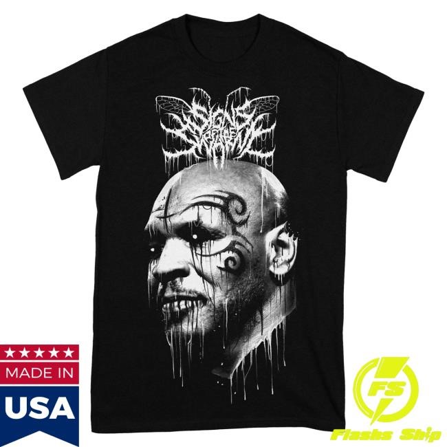 Official Indie Merch Store Shop Signs of the Swarm Tyson Thigns Shirt New Indiemerchstore