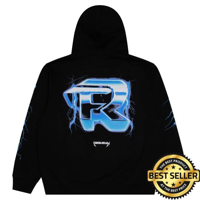 Official Fuerza Regida Merch Store Rocker - Attractive Hoodie Black