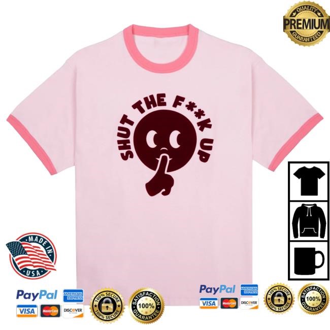 Official Tyler The Creator Merch Store STFU Ringer Shirt Light Pink By Golf Wang