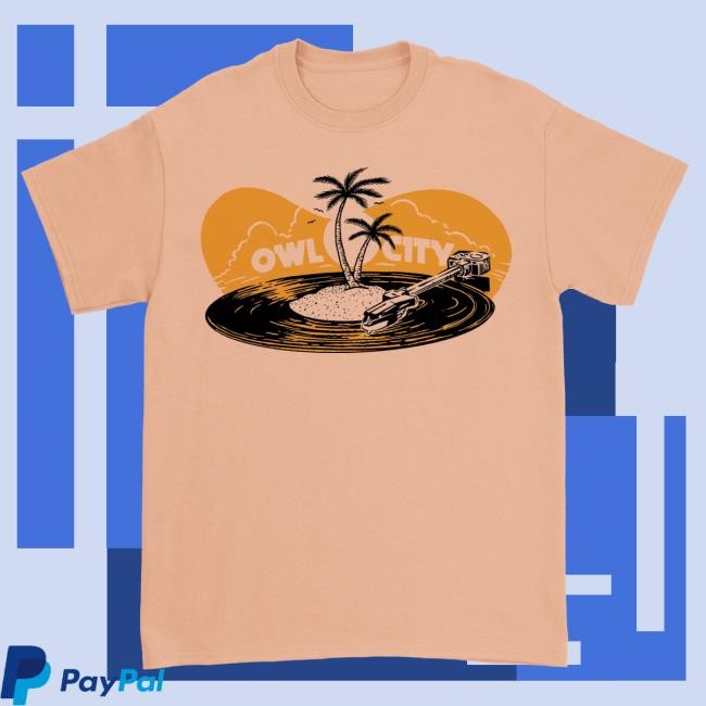 Official Owl City Merch Store Beach Vinyl Shirt Owl City