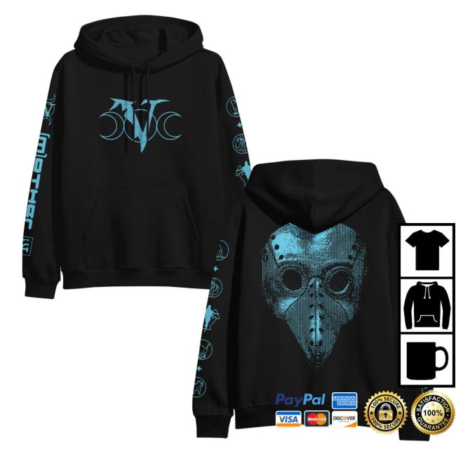 Official Sumerian Records Veil Of Maya Band Merch Plague Doctor Black Pullover Hoodie