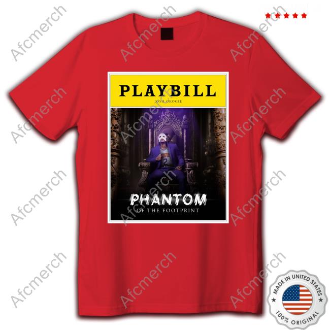 Official Playbill Josh Okogie Phantom Of THe Footprint Shirt
