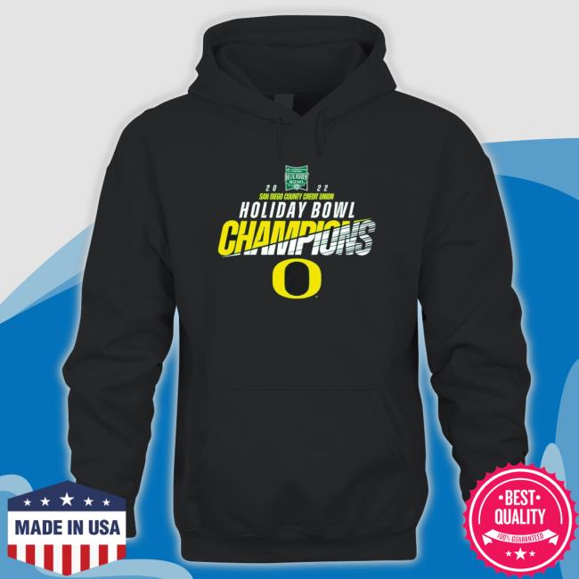 Oregon Ducks 2022 Holiday Bowl Champions Crewneck Sweatshirt