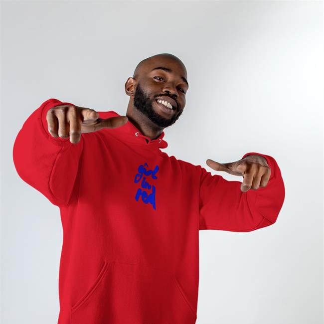 Shiny Blue Thread Hoodies