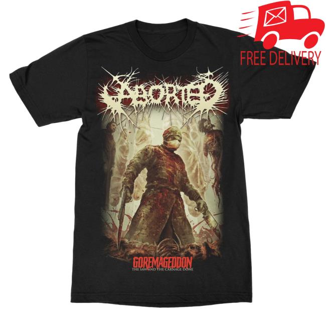 Official Indie Merch Store Shop Aborted "Goremageddon Redux" Tshirt IndieMerchStore