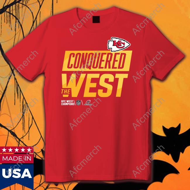 Official Kansas City Chiefs Conquered The West Shirt
