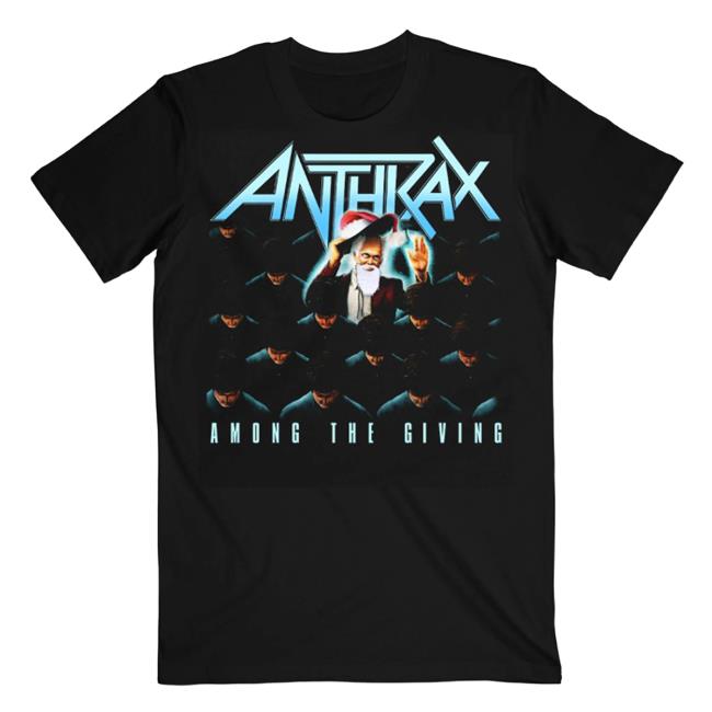 Official Anthrax Merch Shop Among The Giving New Tee