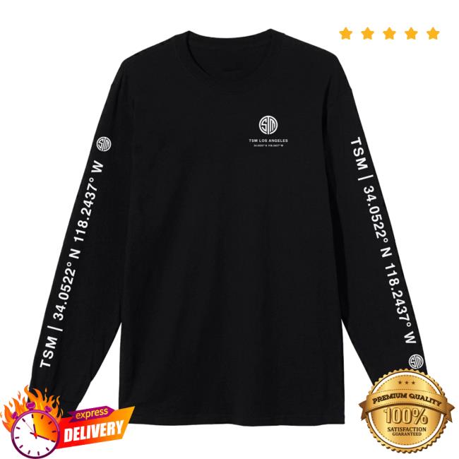 Official Team Solomid Store Shop Tsm Geo Crewneck Black TeamSoloMid Merch