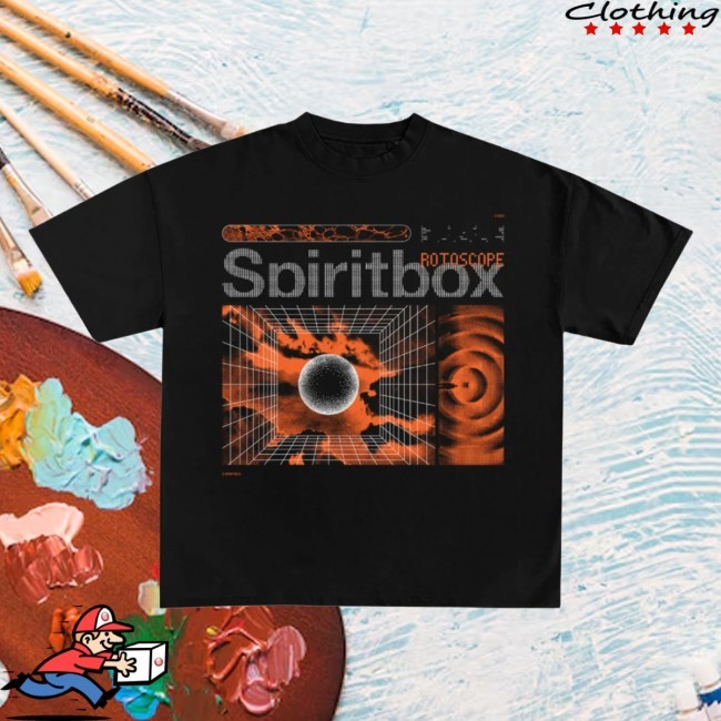 Rotoscope Black Tee Shirt Spirit Box