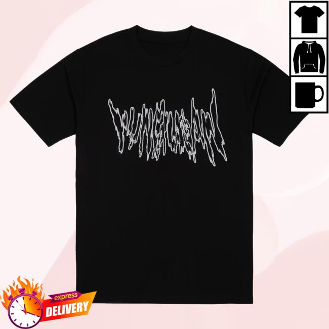 Official Year0001 Shop Year0001 Yung Lean / Metal Logo Glitter Shirt 2024 / Black (Uk Tour 2022 Edition)