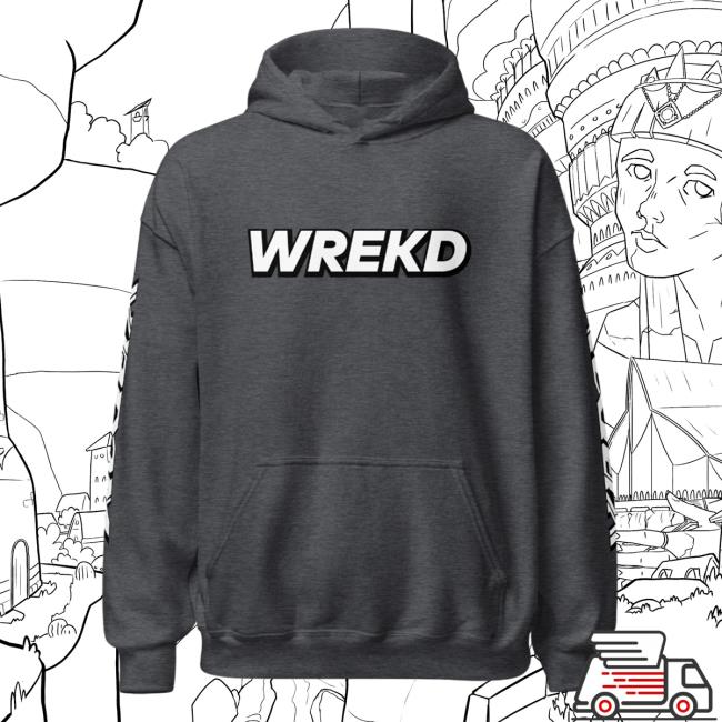 Official Wrekd X Vroom Unisex Sweatshirt Dark Heather