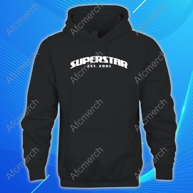 Superstar Est 2001 Black Tee Shirt