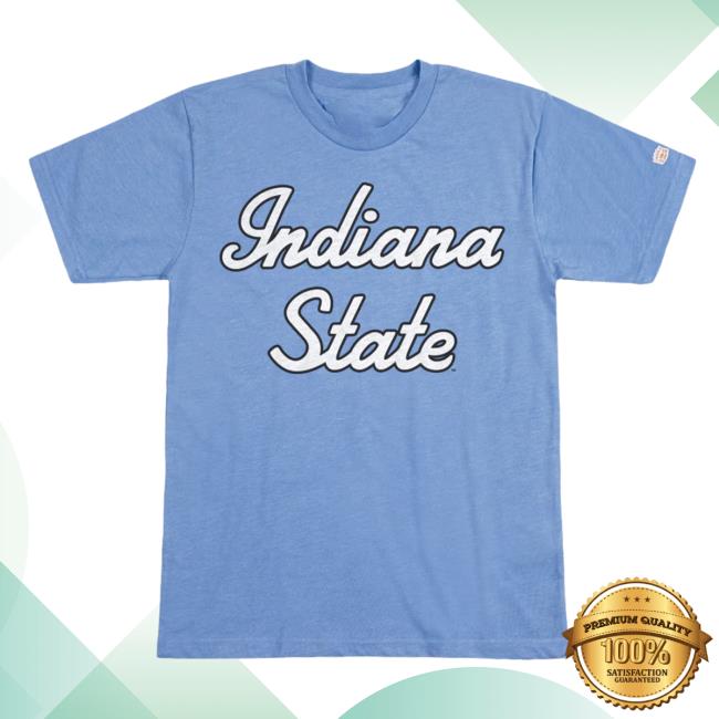 Homefield Apparel Official Store Merch Shop | Indiana State Sycamores 1970s Script Tshirt